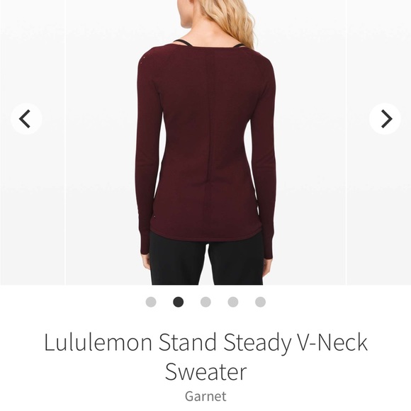 Lululemon Stand Steady V-Neck Sweater - Picture 7 of 9